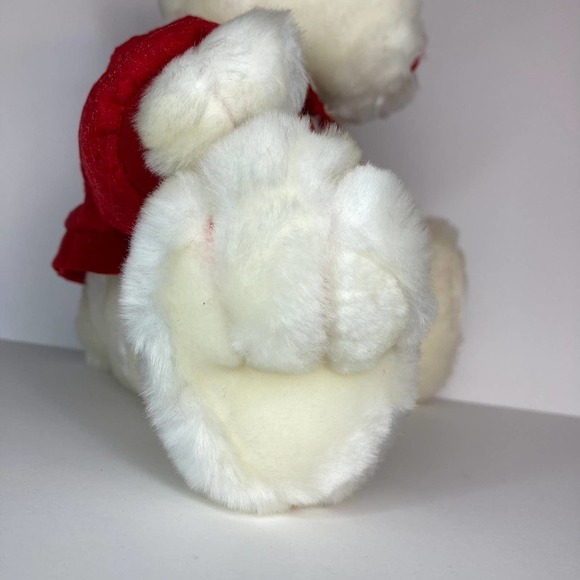 TB Toy Valentine's Day Teddy Bear 11" Plush Red Velvet Top Hat Jacket - Picture 7 of 16